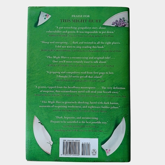 Stephanie Wrobel 'This Might Hurt' Novel - Green Cover Hard Back Book Thriller - Picture 2 of 13